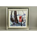 TIMMY MALLETT (BRITISH CONTEMPORARY), 'Snowy Post Box', a Limited Edition print, 26/195, signed