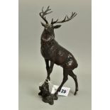 JAMES STOCKTON (BRITISH CONTEMPORARY), 'Lord and Master', a Limited Edition bronze sculpture of a