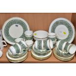 A LATE VICTORIAN CHINA TEA SET, possibly Wagstaff & Brunt (W & B) Rd No 70090, comprising two cake