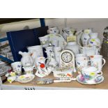 AYNSLEY COTTAGE GARDEN, to include baluster vases, ginger jar, jardiniere, rose bowl, mugs, posy