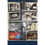 FILM STAR POSTCARDS, a collection of approximately 300 black and white photographic postcards in two