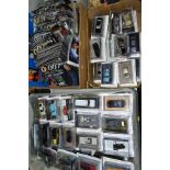 A QUANTITY OF BOXED G.E. FABBRI/UNIVERSAL HOBBIES JAMES BOND CAR COLLECTION MODELS, eighty four