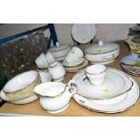 DUCHESS 'ASCOT' PART DINNER SERVICE to include tureens, dinner plates, side plates, bowls, cups