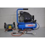A SEALEY AIRMASTER 3/10 COMPRESSOR 0.65HP (PAT pass and working) and a Black and Decker DN125