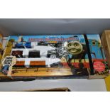 A BOXED HORNBY RAILWAYS 00 GAUGE THOMAS THE TANK ENGINE TRAIN SET, No R181, comprising Thomas (R354)