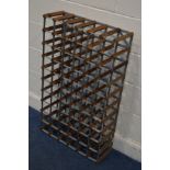 A METAL WINE RACK