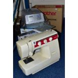 A BOXED BROTHER 1100 ELECTRIC SEWING MACHINE, a boxed Samsung digital photo printer SPP-2020 and a