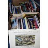TWO BOXES OF BOOKS to include Country Houses Around Ashby-de-la-Zouch (limited edition 132/150