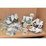 SEVENTEEN LILLIPUT LANE SCULPTURES, (no deeds or boxes), comprising three Christmas special 'Deer