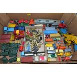 A QUANTITY OF UNBOXED AND ASSORTED PLAYWORN DIECAST VEHCILES, to include Morestone/Model Products