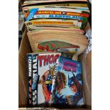 A BOX OF MARVEL, DC AND OTHER COMICS AND BOOKS, including DC Comics 'Batman versus Predator : The