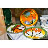 THREE BRADFORD EXCHANGE WEDGWOOD COLLECTORS PLATES, pattern titles 'Honolulu', 'Orange House' and '