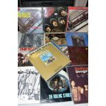 A COLLECTION OF LP'S including five by The Beatles, eleven by The Byrds, one by The Rolling Stones