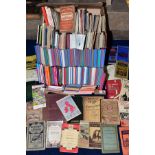 A BOX OF FOLDED MAPS, including Bacon's Map of Great Britain, Ordnance Survey, Philips, London bus