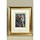 ROLF HARRIS (AUSTRALIAN 1930) 'TIGER IN THE SUN', a limited edition print 85/195, signed to bottom