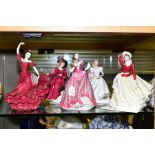 FOUR ROYAL DOULTON FIGURINES, comprising limited edition 'Carmen' HN3993 No 5544/12500, boxed 'Alice