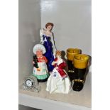 CERAMICS ORNAMENTS, FIGURES, ETC, comprising Royal Worcester 'First Dance' by Freda Doughty (