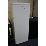 A BEKO LARDER FRIDGE, height 147cm x width 55cm (PAT pass and working @ 5 degrees)