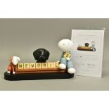 DOUG HYDE (BRITISH 1972), 'Memories' a limited edition sculpture of a boy and his pets 166/395,