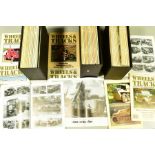 THREE BOXES OF MAGAZINE, 'WHEELS AND TRACKS', International review of Military vehicles, 73 issues