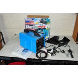 A BRAND NEW IN BOX CLARKE EASI-ARC 160N ELECTRIC ARC WELDER, complete with unconstructed hand screen