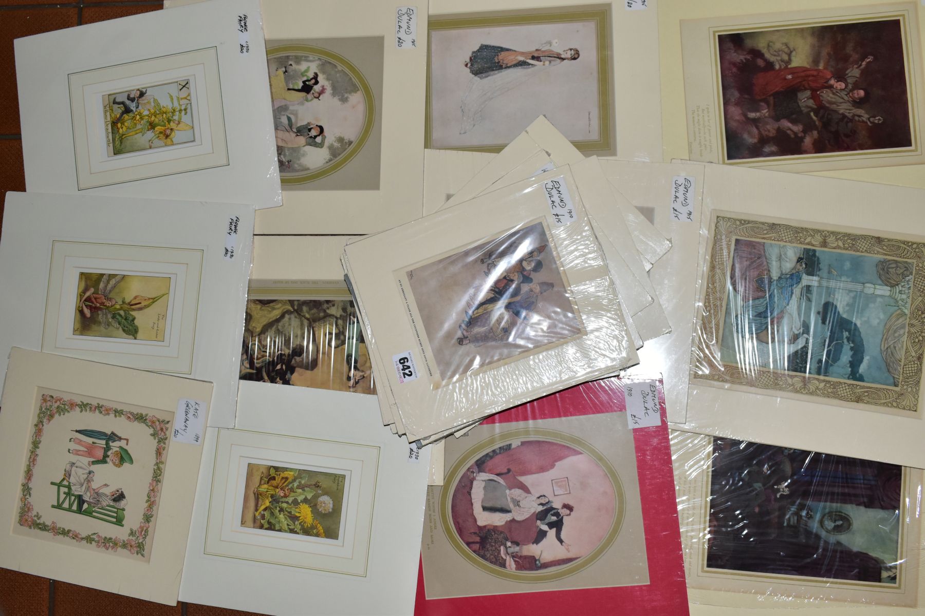 TWENTY THREE COLOUR ILLUSTRATIONS AND BOOK PLATES, etc, to include Edmund Dulac, Warwick Goble,