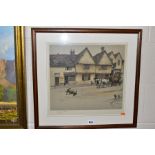 CECIL ALDIN (1870-1935) Old English Inns - The George Inn Dorchester, Oxon, a limited edition