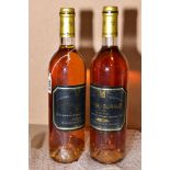 TWO BOTTLES OF CHATEAU GUIRAUD SAUTERNESS 1997