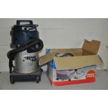 AN AQUVAC SUPER VACUUM CLEANER and an Aquavac power steam with attachments and box (both PAT pass