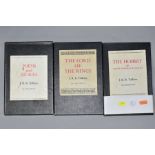 TOLKIEN, J.R.R. 'THE HOBBIT', 'THE LORD OF THE RINGS' AND 'POEMS AND STORIES', three de luxe