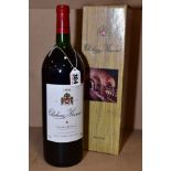 CHATEAU MUSAR 1999, one 1 litre bottle of the classic wine of Lebanon 14% vol. Ullage consistent for