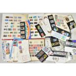 STAMP COLLECTION, in three albums and loose, main value in range of GB 1980's-1990's face value