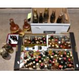 ALCOHOL, a collection of over one hundred 'Miniatures' to include Whisky (mainly blended),