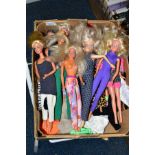 A QUANTITY OF UNBOXED ASSORTED BARBIE, SINDY AND OTHER DOLLS, to include assorted 1960's and 1970'