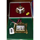 TEN BOXED THE WHITE HOUSE HISTORICAL ASSOCIATION CHRISTMAS ORNAMENTS, 1997 TO 2002 inclusive, 2005