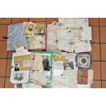 POSTAL AND SOCIAL HISTORY, an archive of letters, postcards, photographs and stamps in three