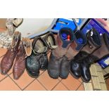 FOUR PAIRS OF MENS BOOTS, comprising a Harkila Sporting Estate GTX 17'' size 8, a pair of