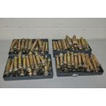FIFTEEN SMALL TRAYS CONTAINING M16 8.8 ANCHOR BOLTS approximately six hundred in total,10cm long