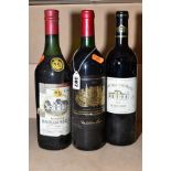 THREE BOTTLES OF MARGAUX comprising one bottle of Chateau Palmer 1994, one bottle of Chateau