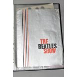 THE BEATLES: A folder containing various original fan club items including The Beatles Christmas