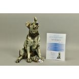APRIL SHEPHERD (BRITISH CONTEMPORARY) 'Ever Hopeful', an artist proof sculpture of a dog, 16/30,