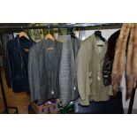 THREE GENT'S TWEED JACKETS, two Daks wool, no sizes found and the third 42'' chest regular, together