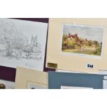 FORTY FOUR BRITISH TOPOGRAPHICAL PRINTS to include 19th and 20th Century examples, engraving,