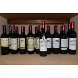 TWENTY BOTTLES OF RED WINE INCLUDING NINETEEN BORDEAUX, comprising two Chateau Larose Saint Emillion