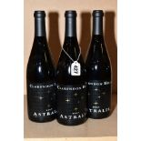 CLARENDON HILLS ASTRALIS SYRAH 2007, three bottles of this superb Australian wine, 14.5% vol.75cl,