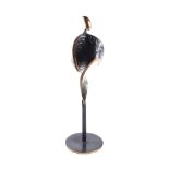 Sandra Bell - STANDING TALL - Cast Bronze Sculpture - 20 x 5 inches - Signed in Monogram