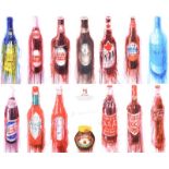 Neil Shawcross, RHA RUA - BOTTLES - Coloured Print - 16 x 20 inches - Unsigned