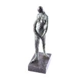 Michael Smyth - FEMALE LIFE STUDY - Cast Bronze Sculpture - 13.5 x 4 inches - Signed