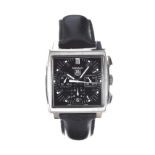 TAG HEUER MONACO STAINLESS STEEL GENT'S WRIST WATCH