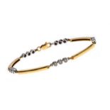 9CT GOLD DIAMOND BRACELET